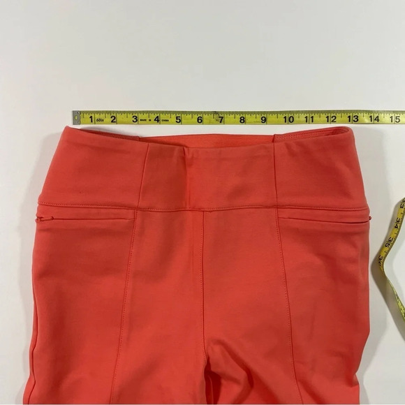 Betabrand Power Down Skinny Pants Orange Coral - Picture 7 of 10